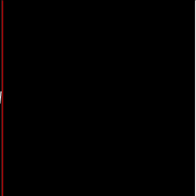 This took the previous exersise and made it so that the current amplitude level was always in the middle making the rest of the line appear to wiggle. I did not like how this visually looked but I included it because I thought it could be a jumping off point or source of inspiration later on.