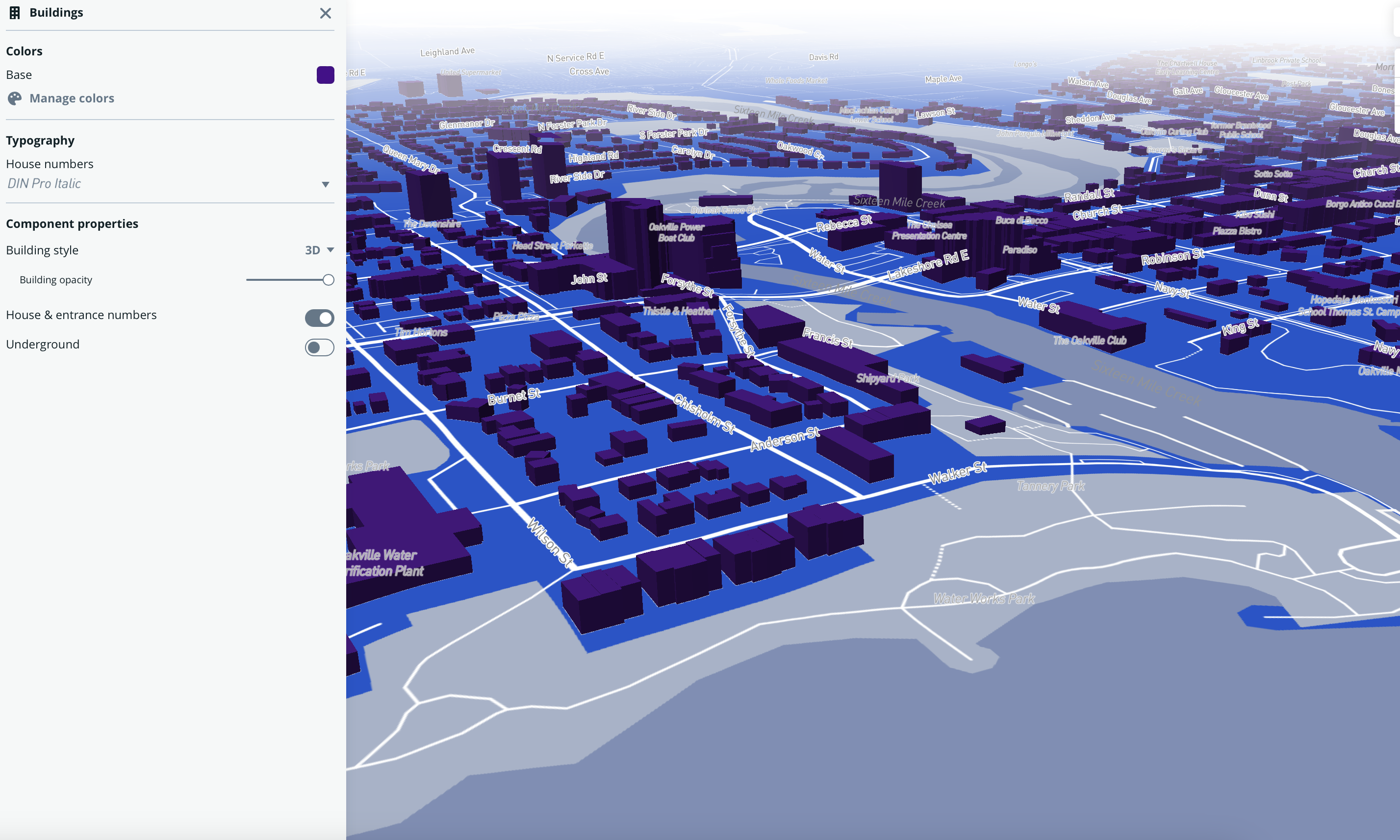 following the same tutorial, extruding buildings, this is around where i figured out I could change the camera angle