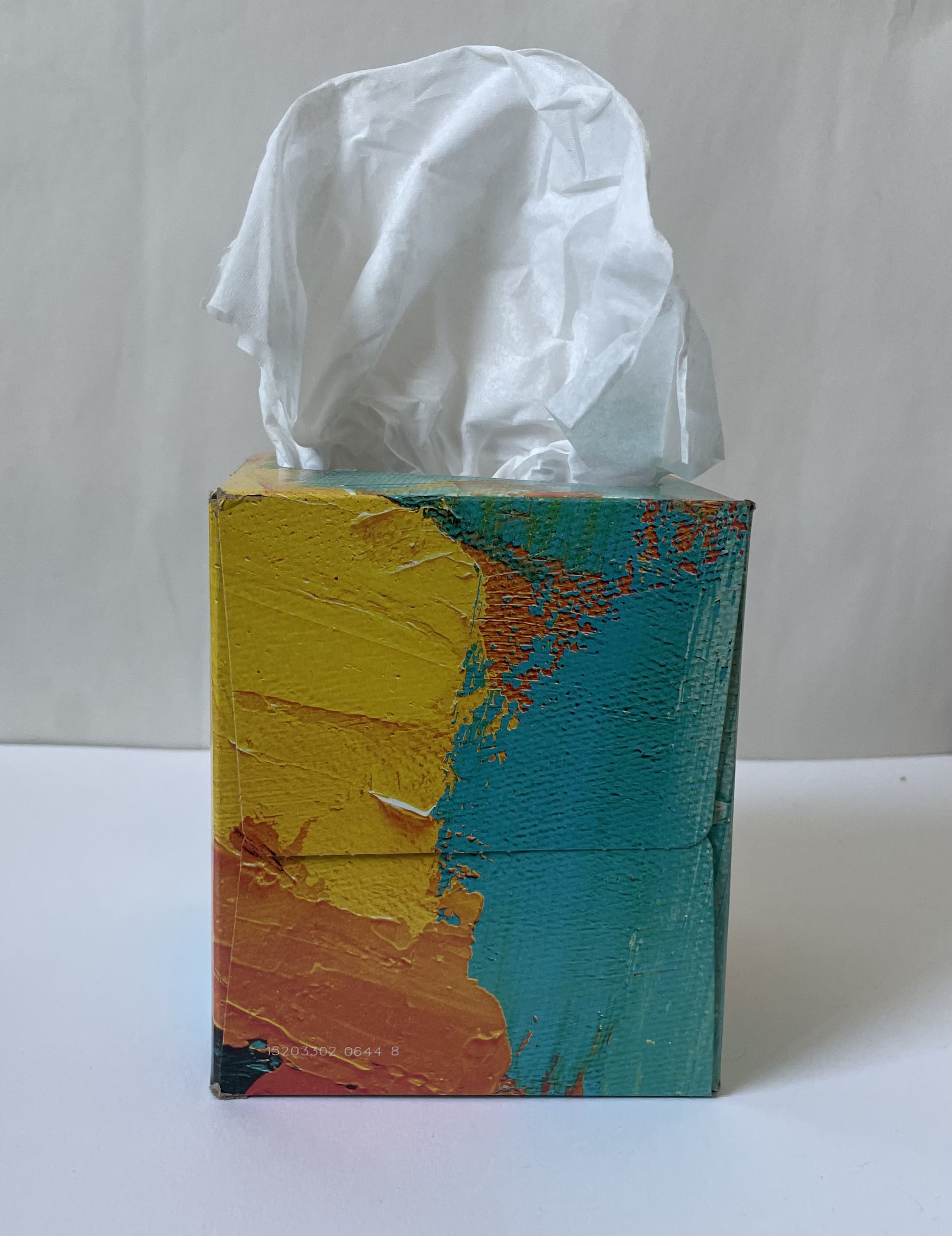 a picture of a tissue box I tried modeling