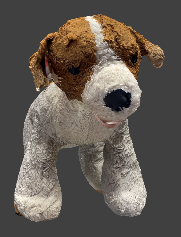 The front of the scan of Lucksy, This scan honestly turned out so well I may have to find a way to include her.